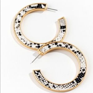 never worn francescas hoops NWOT